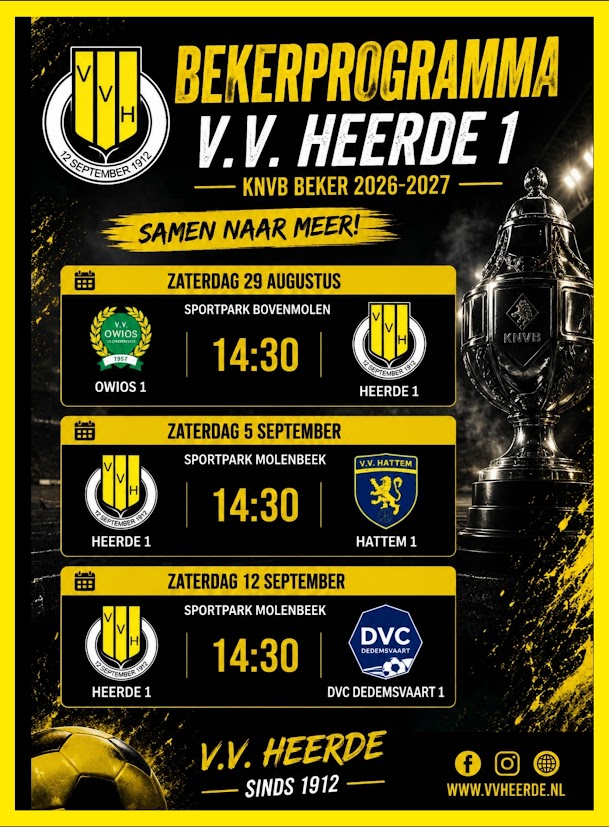 Oefenprogramma vv Heerde 1