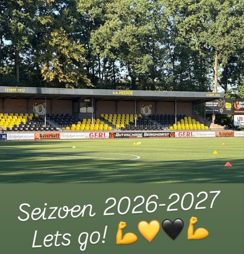 vv Heerde 1e training seizoen 2026-2027
