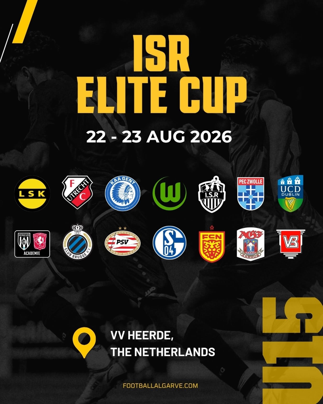 VV Heerde gastheer voor internationaal voetbaltalent tijdens ISR Elite Cup U15