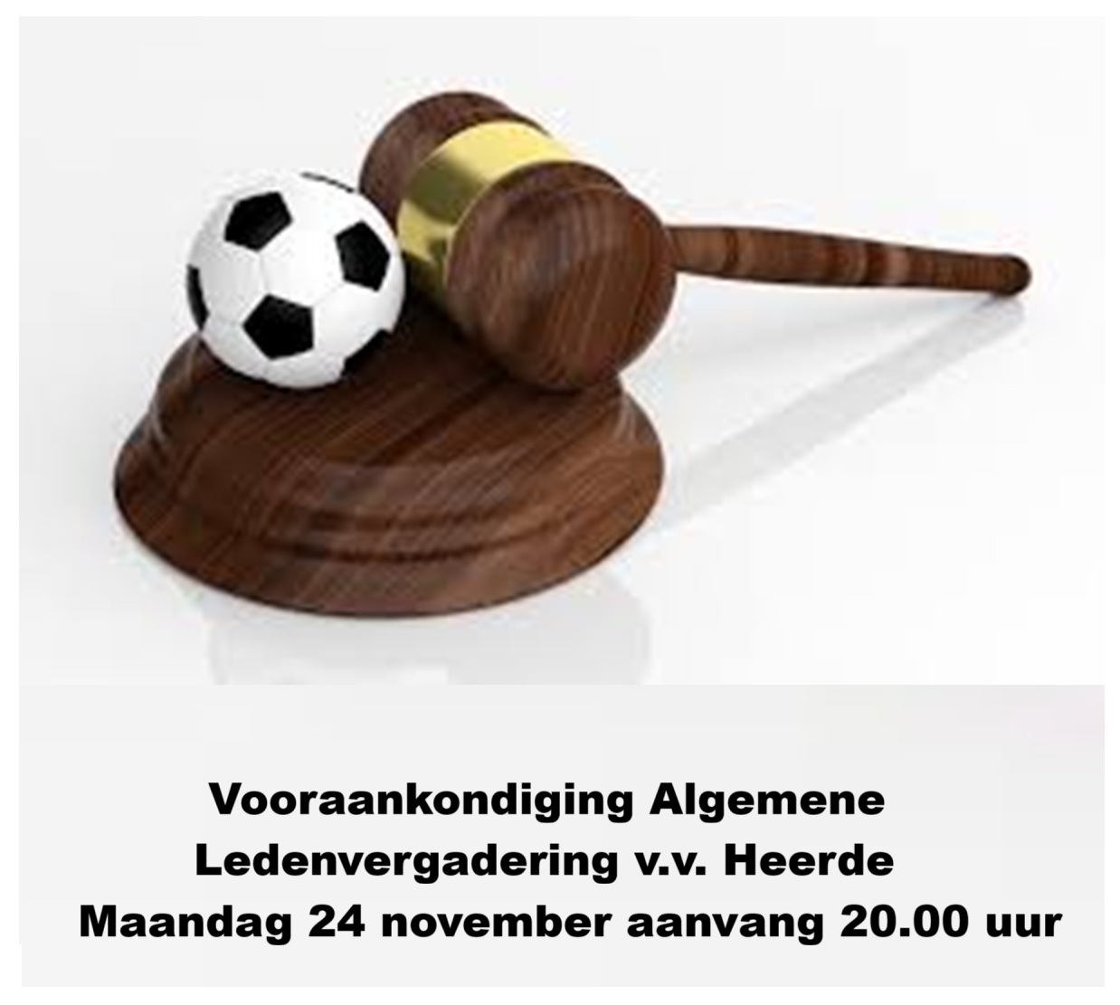 Vooraankondiging Algemene Ledenvergadering v.v. Heerde